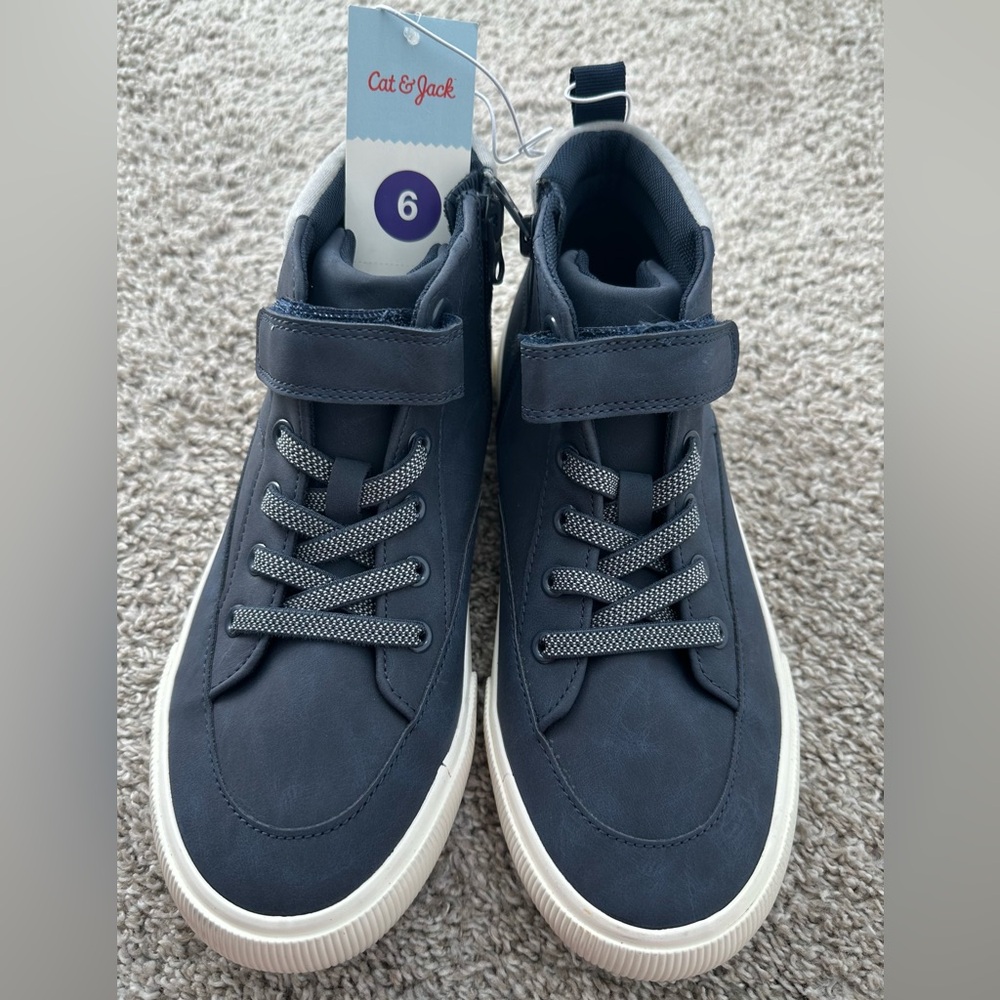 Kids' Harlen Mid Top Sneakers - Cat & Jack™ Navy